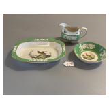 3 Pcs Chelsea Bird Spode, Copeland