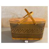 Woven Hawkeye Picnic Basket