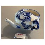 Staffordshire Flow Blue Ironstone Feeder Cup