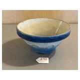 Blue and White Stoneware Bowl