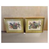 Pair of Floral Prints