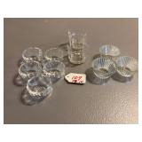 10 Clear Glass Salts