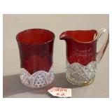 2 Ruby Red Souveneirs