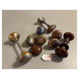 9 Antique Door Knobs