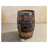 Handheld Side Tap Primitive Whiskey Barrel