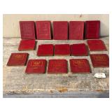 15 Vintage 1920 Little Leather Library Books