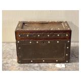 Pine w/ Walnut Veneer Copper Covered Humidor