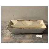 White Canted Knife Tray