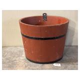 Red Vermont Maple Sap Bucket