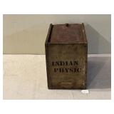 Mid 1800's Indian Physic Slide Lid Box