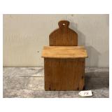 Homemade Primitive Salt Wall Box