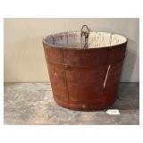Red Vermont Maple Sap Bucket