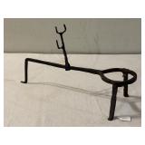 1700's Hand-Forged Wrought Iron Fireplace Trivet