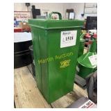 John Deere green misc container with lid