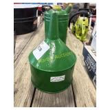 John Deere large metal funnel