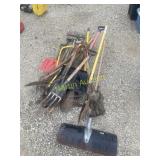 Group of garden tools