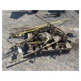 Pallet of Shovels and Yard tools