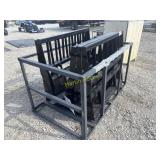 Mower King 48' pallet forks  +   ROW 3