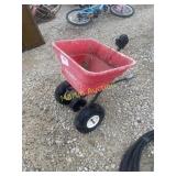 Pull behind lawn spreader small