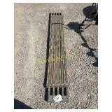 Wood scaffolding walk board