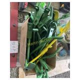Box of fertilizer spouts