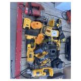 Assorted 18 V Dewalt tools