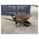 Steel wheel barrow