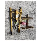 Landscape trailer mount tool holders