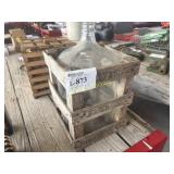 Hinkley & schmitt gas water jug & crate  RWD