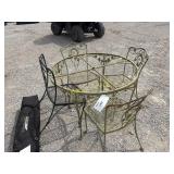 Antique Iron patio set