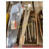 Flat of nuts and bolts and Cummins parts