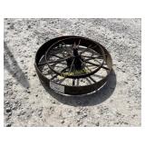 (2)_ Sm iron wheels