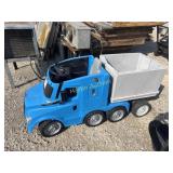 Power wheel semi with trailer