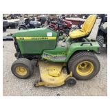 John Deere 445 60 in deck runs, new battery