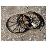 Pair of Steel Wheels