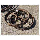 Pair of Steel Wheels