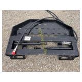 Side shift forks with forks missing