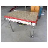 Antique enamel Table.     ARENA