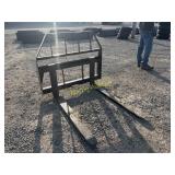 48' Kivel pallet fork attachments, 3500# cap    ME