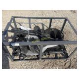 Mower King-HD- skid steer auger set  +  ROW 3