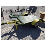 Yard cart trailer with fenders