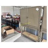 Shelving roll round w/ locking door