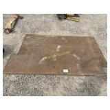 5' X 8' 1/8th Inch Sheet Metal