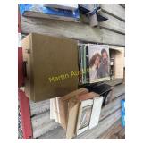 Record player and assorted records