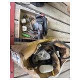 Hand tools, a Kabota, D Thatcher, mounting kit