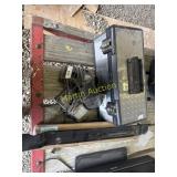 Hand tools, battery, chargers, and mower blades