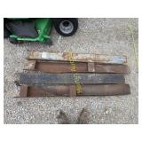 Two sets of fork extensions