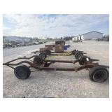 Antique vehicle frame for parts