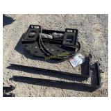 GIYI Skid steer Side shift fork +