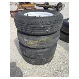 Set of 4 trailer tires